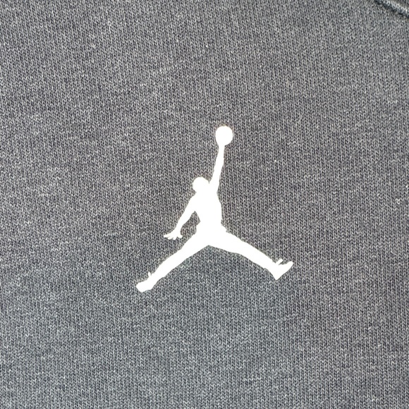 Michael Jordon Black Sleeveless Hoodie with Logo - Picture 2 of 11